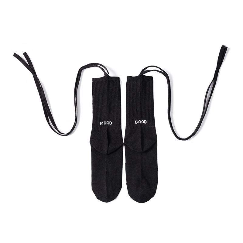 Women's Lace-up Long Socks - Image 5