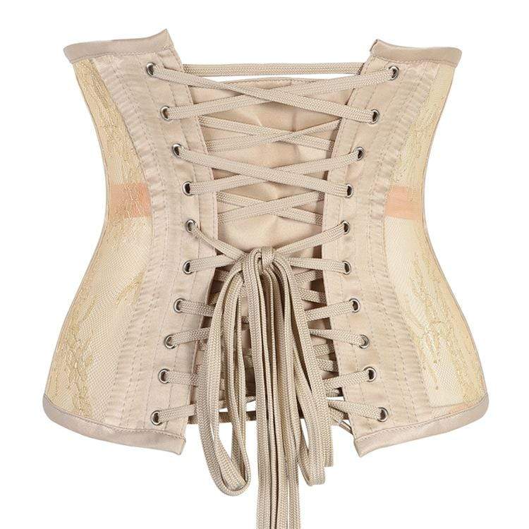 Women's Lace-up Underbust Buckles Lace Corsets - Image 5
