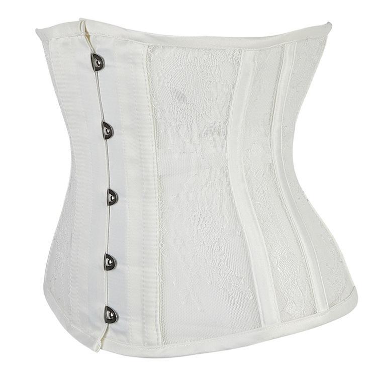Women's Lace-up Underbust Buckles Lace Corsets - Image 7