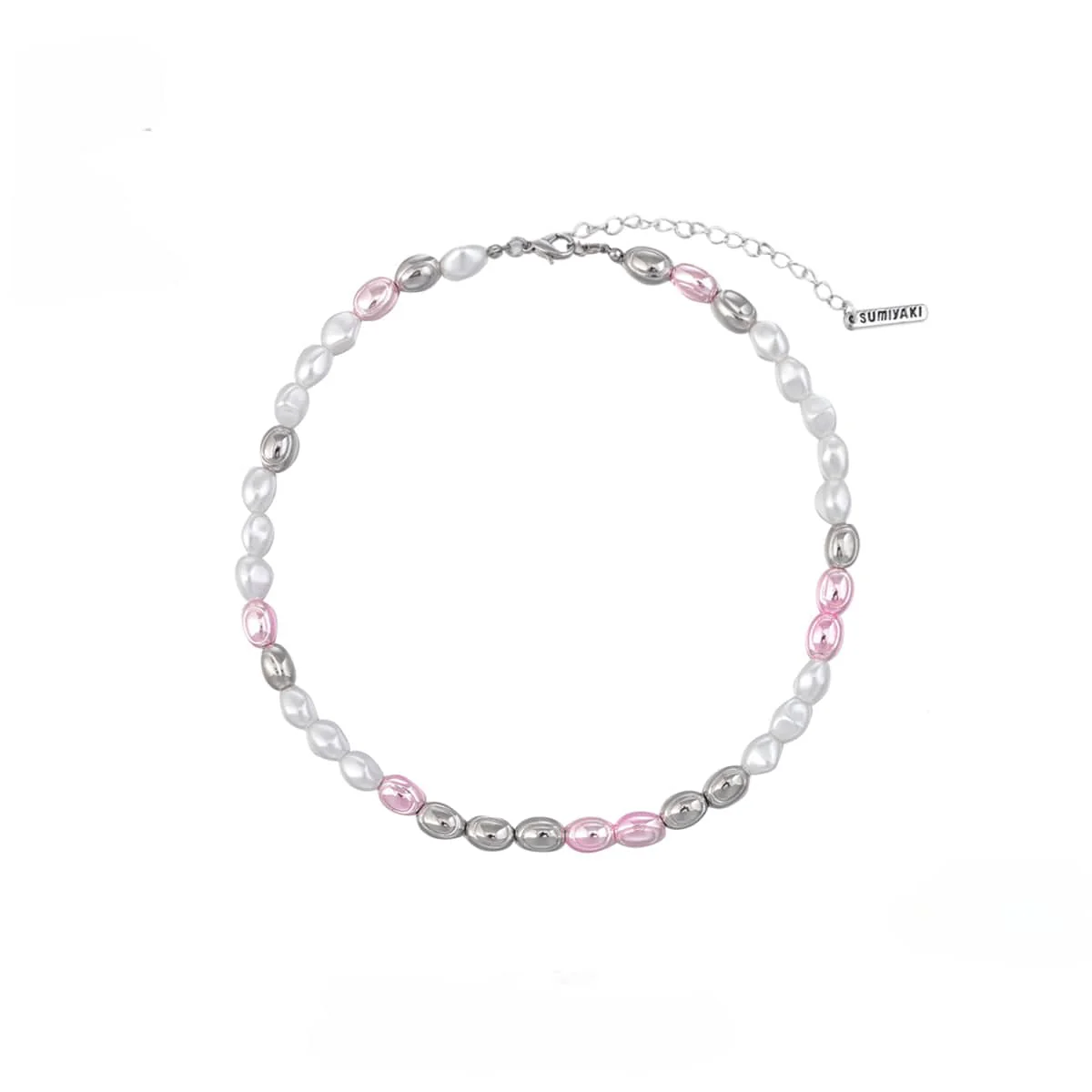Women's Lolita Contrast Color Pearl Necklace - Image 5