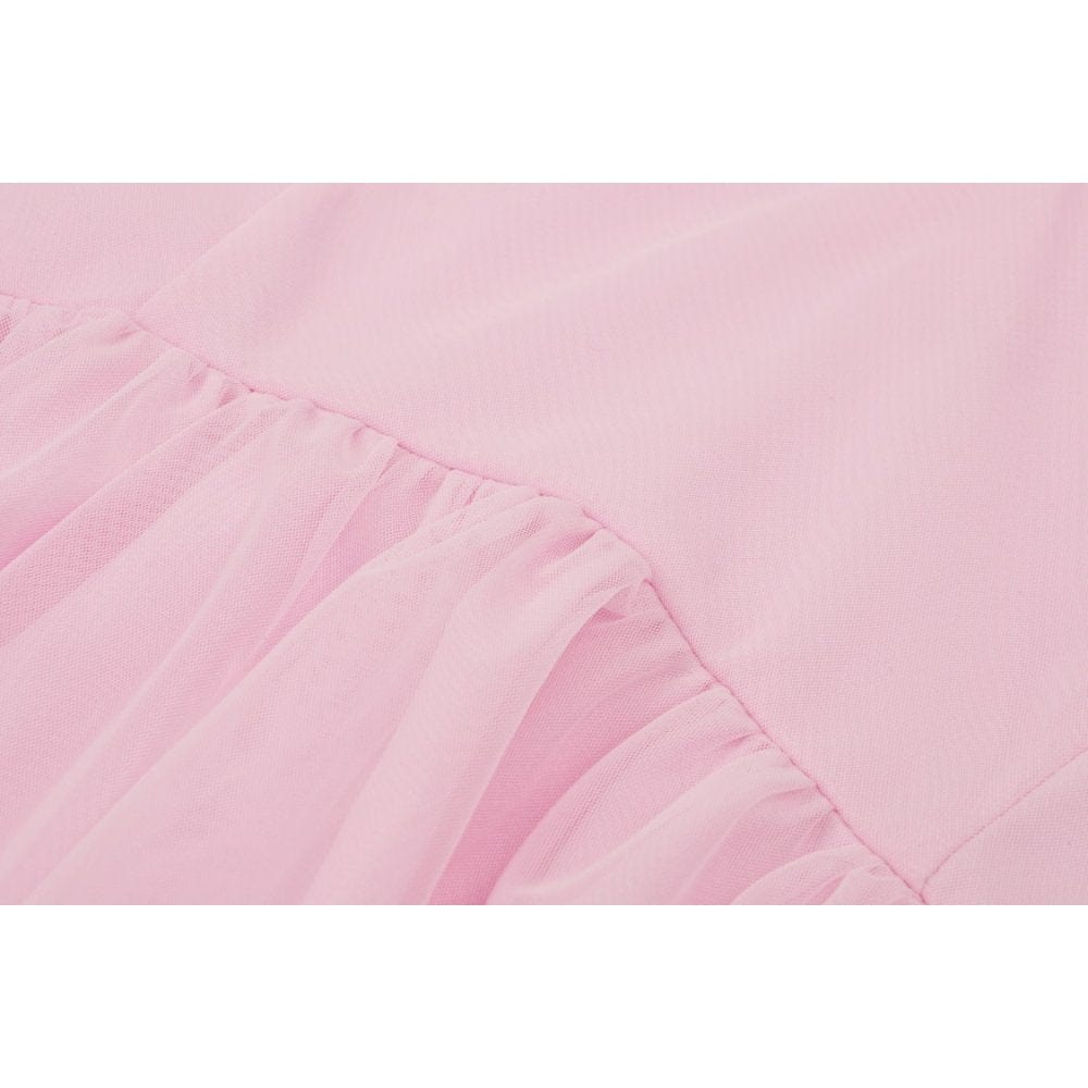 Women's Lolita Puff Sleeved Dress with Detachable Collar - Image 14