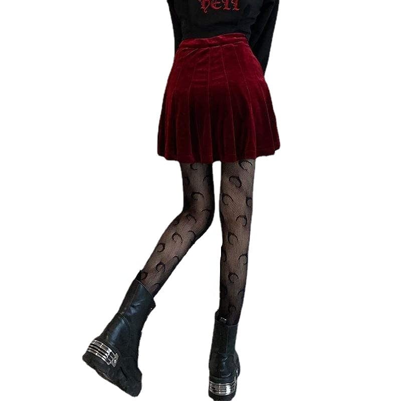 Women's Moon Fishnet Stockings - Image 3