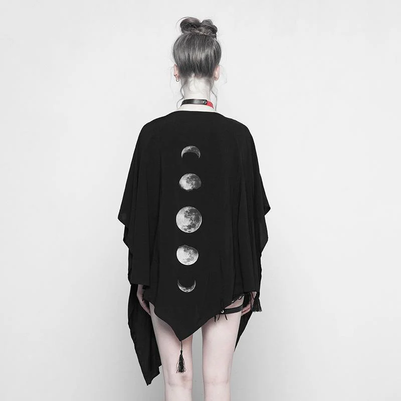 Women's Phases Of Moon Punk Cloak - Image 5