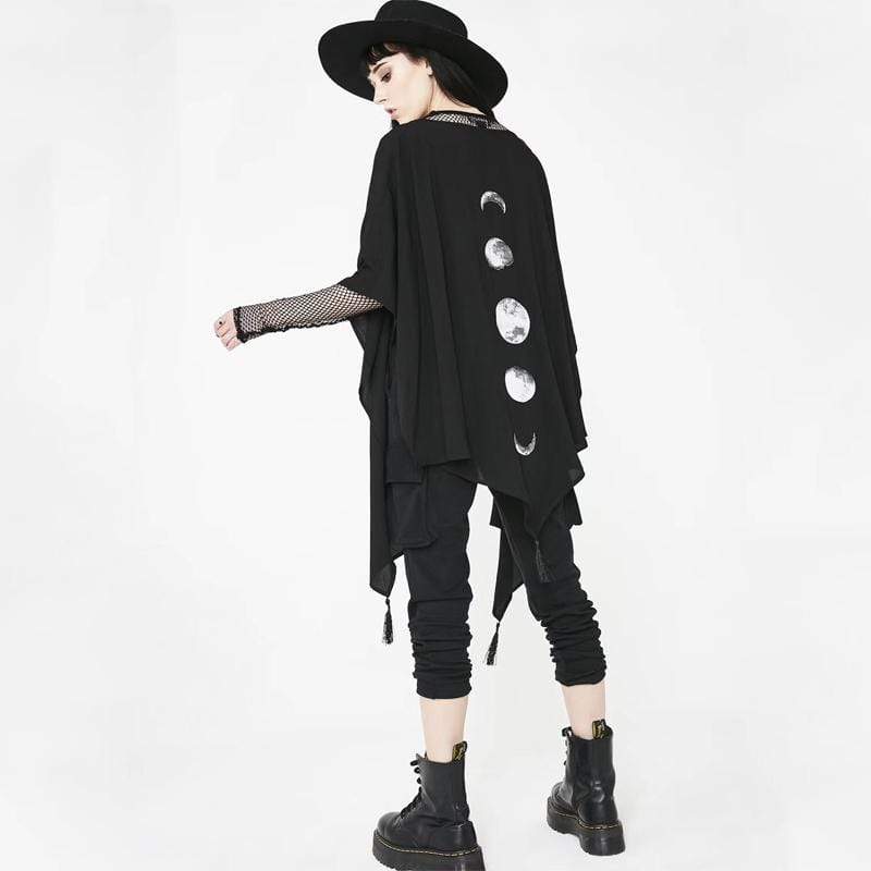 Women's Phases Of Moon Punk Cloak - Image 7