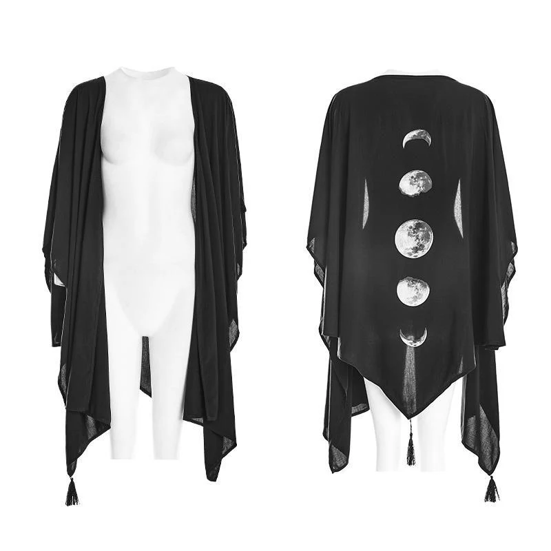 Women's Phases Of Moon Punk Cloak - Image 8
