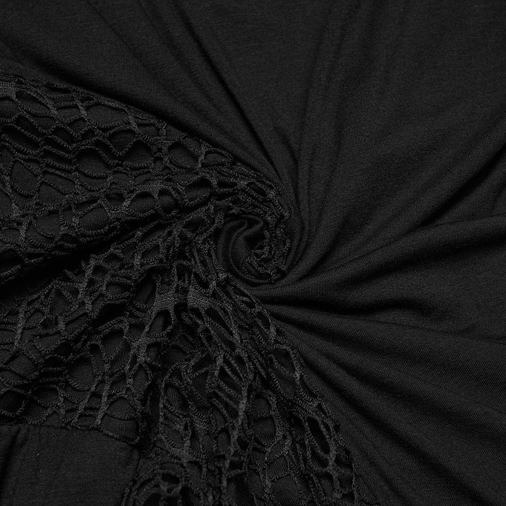 Women's Plus Size Gothic Plunging Irregular Ripped Honeymoon Dress Graduation Dress - Image 9