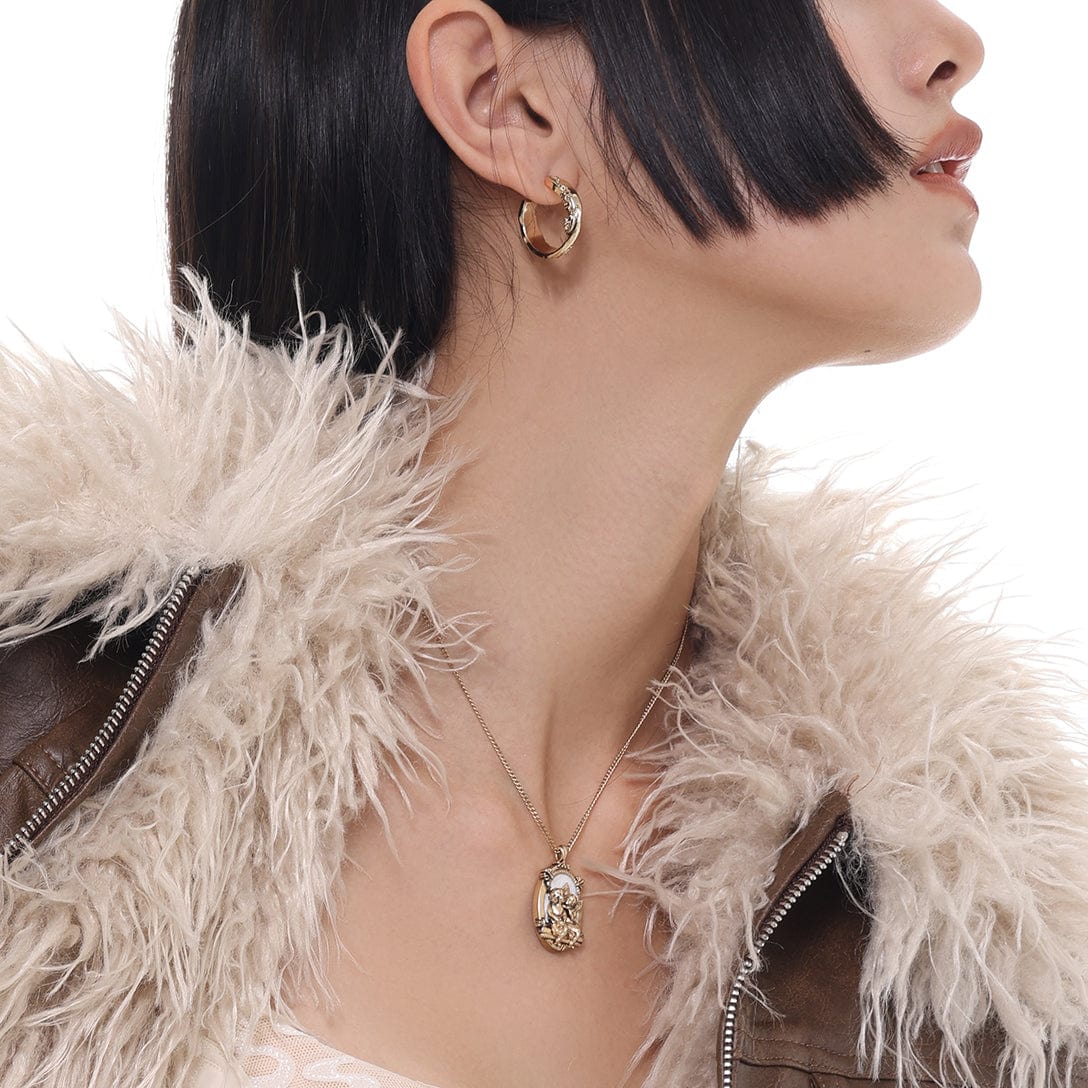Women's Punk Angel Necklace - Image 3