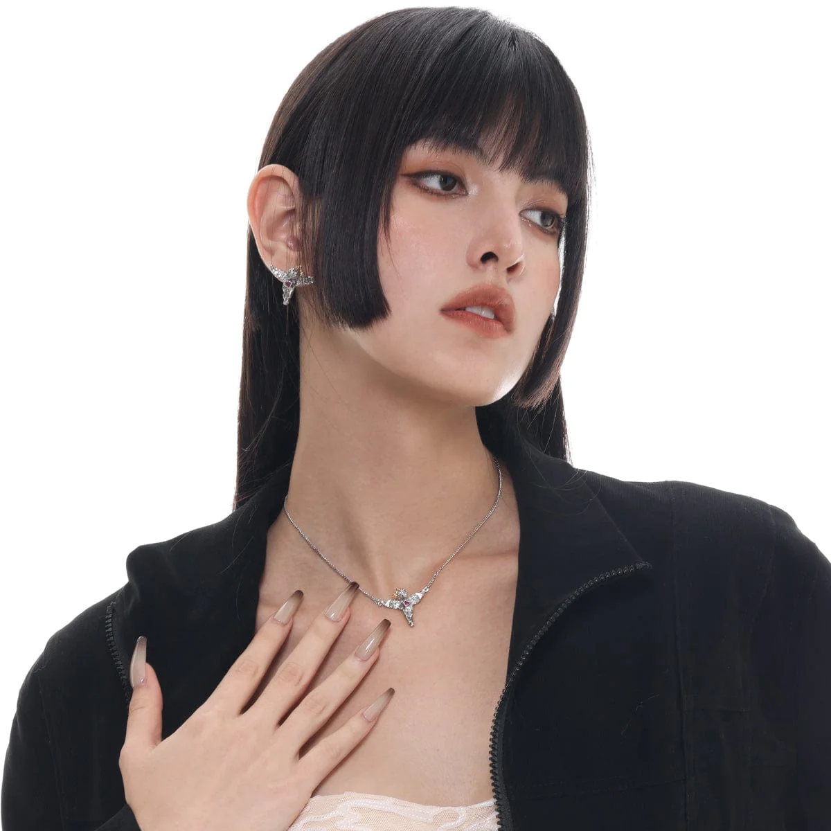Women's Punk Angel Necklace - Image 5