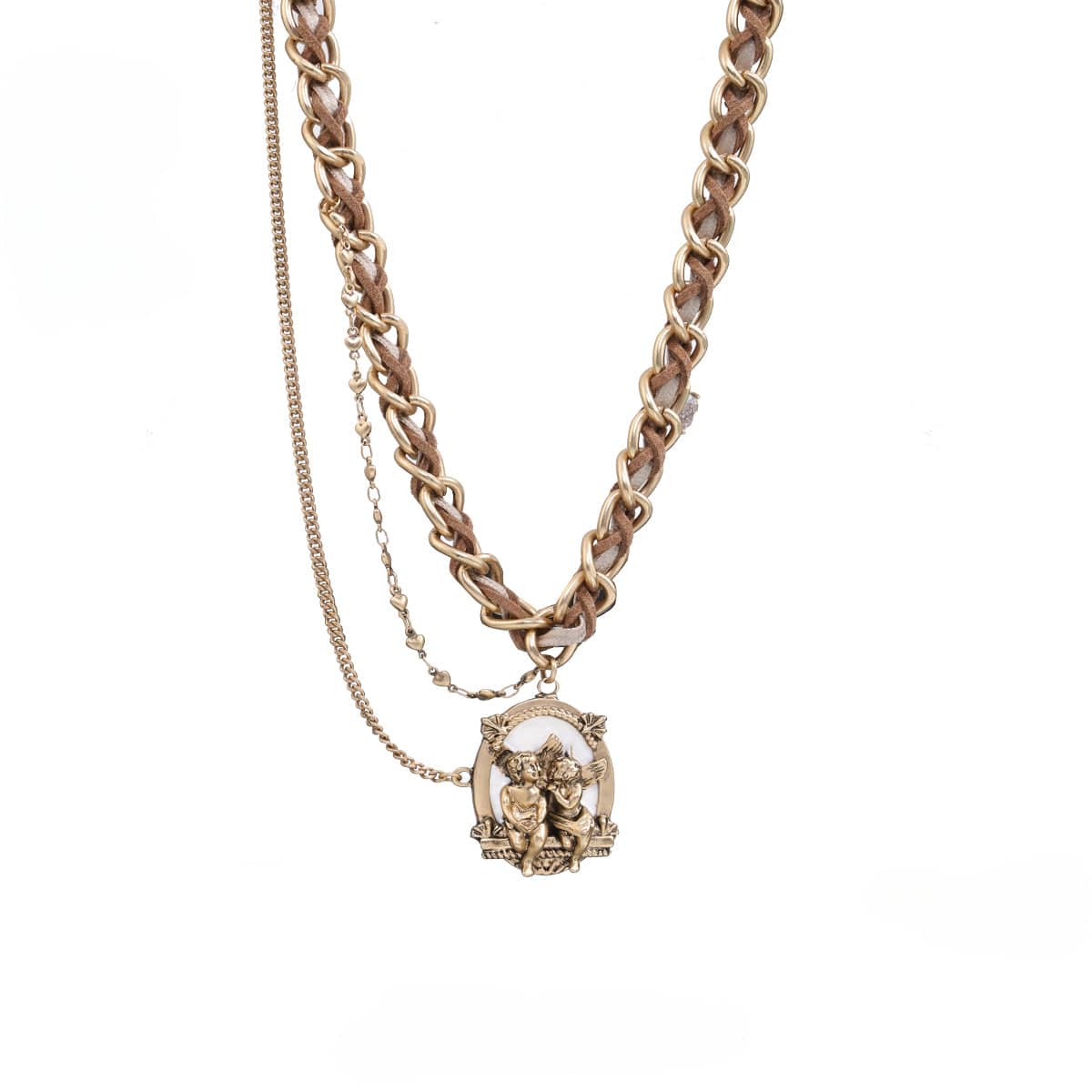 Women's Punk Angel Pendant Necklace - Image 5