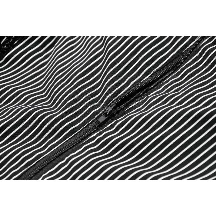 Women's Punk Bowknot Pinstripes Tank Top - Image 17