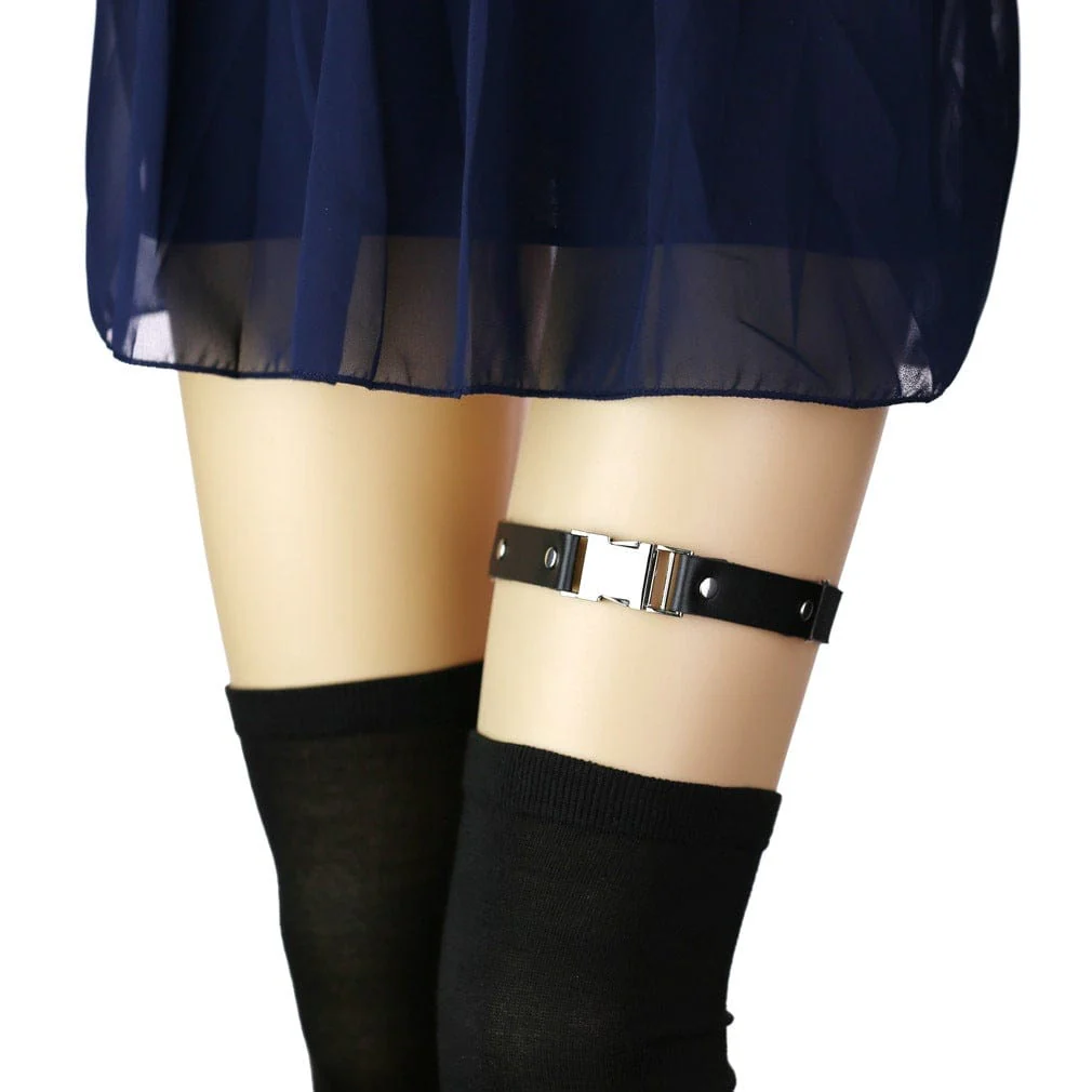 Women's Punk Buckle Garter - Image 5