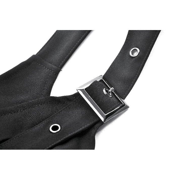 Women's Punk Buckle Utility Vest - Image 19