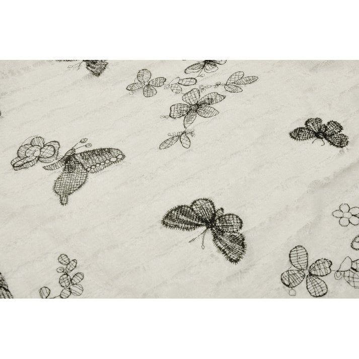 Women's Punk Butterfly Embroidered High/Low Honeymoon Dress - Image 16