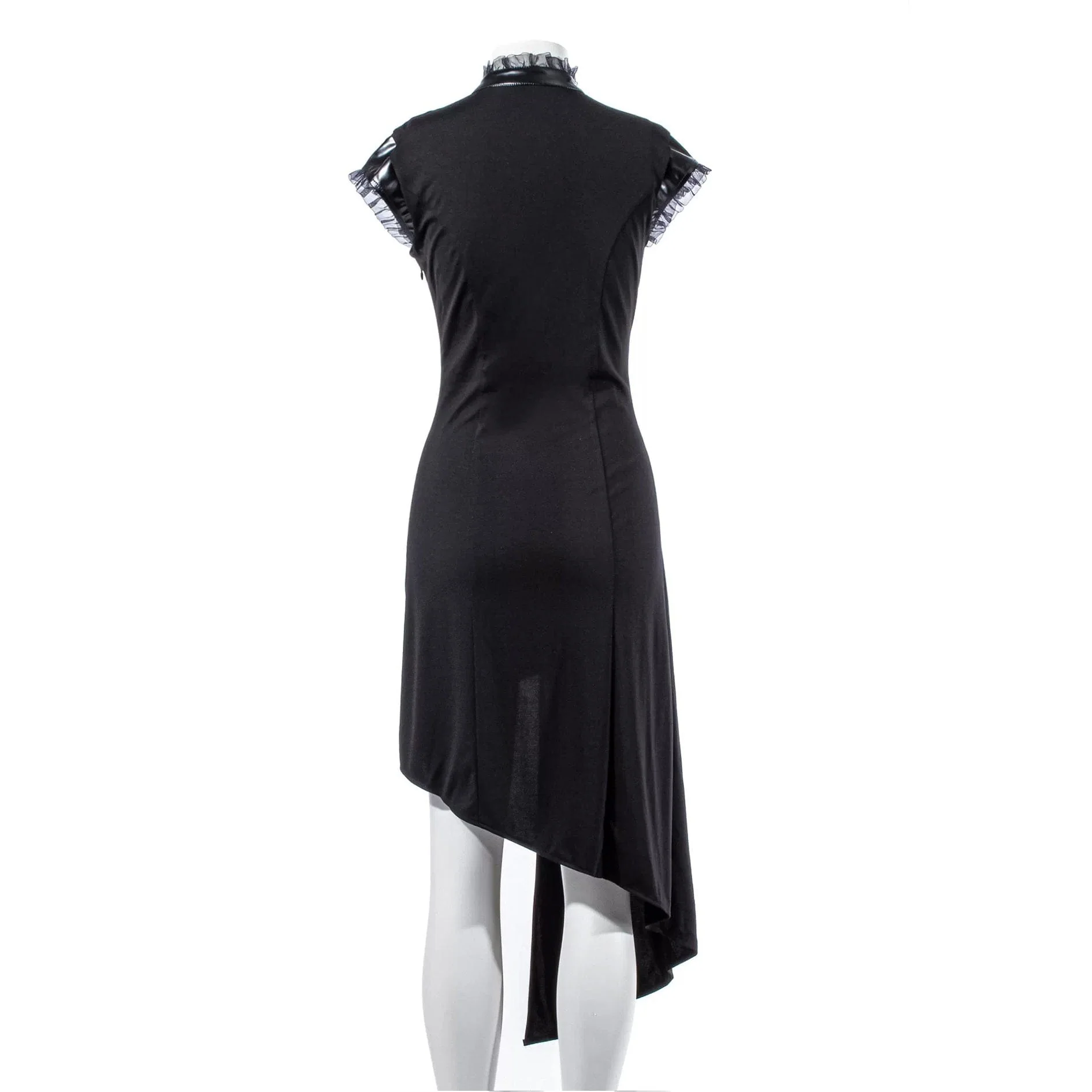 Women's Punk Cheongsam Collar Irregular Dress - Image 7