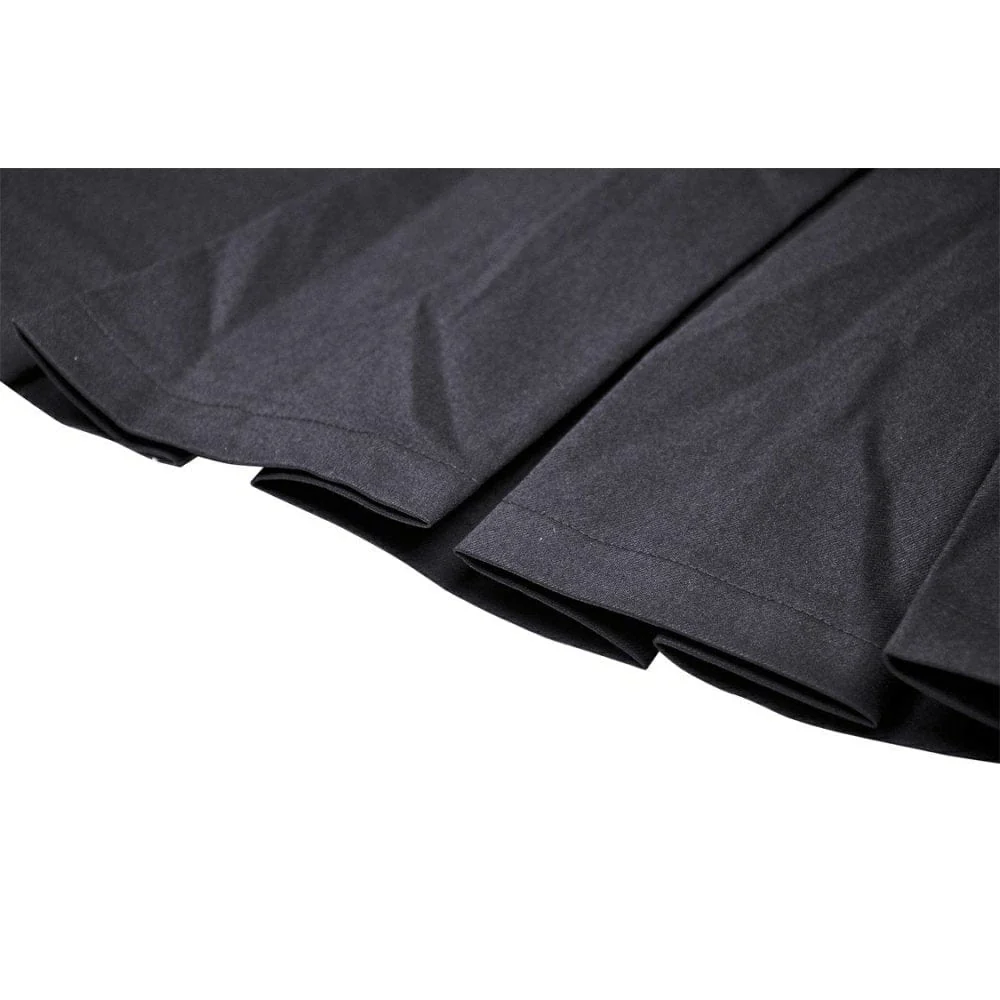 Women's Punk Cutout Buckle Pleated Skirt - Image 11