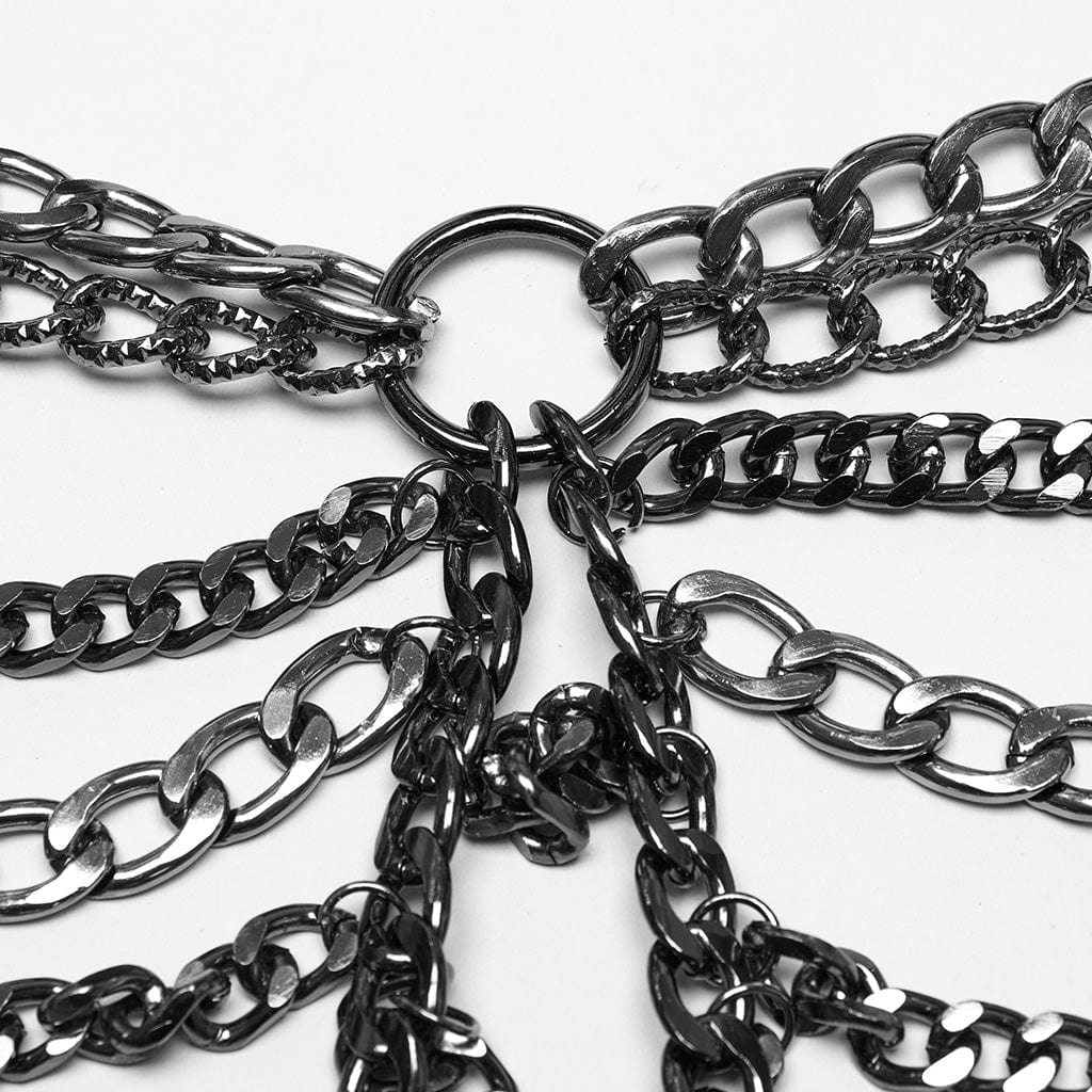 Women's Punk Detachable Chain Body Harness - Image 6