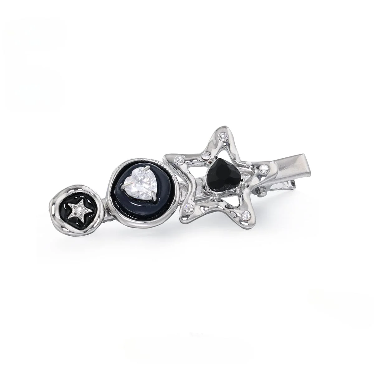 Women's Punk Diamante Star Hair Clip - Image 5