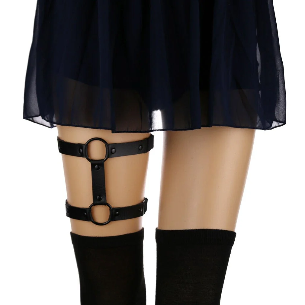 Women's Punk Elastic Bistratal Garter - Image 4