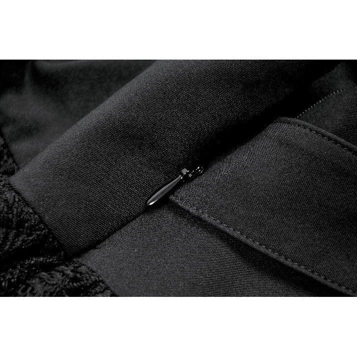 Women's Punk Eyelet Strap Wide-Waistband Skirt - Image 18