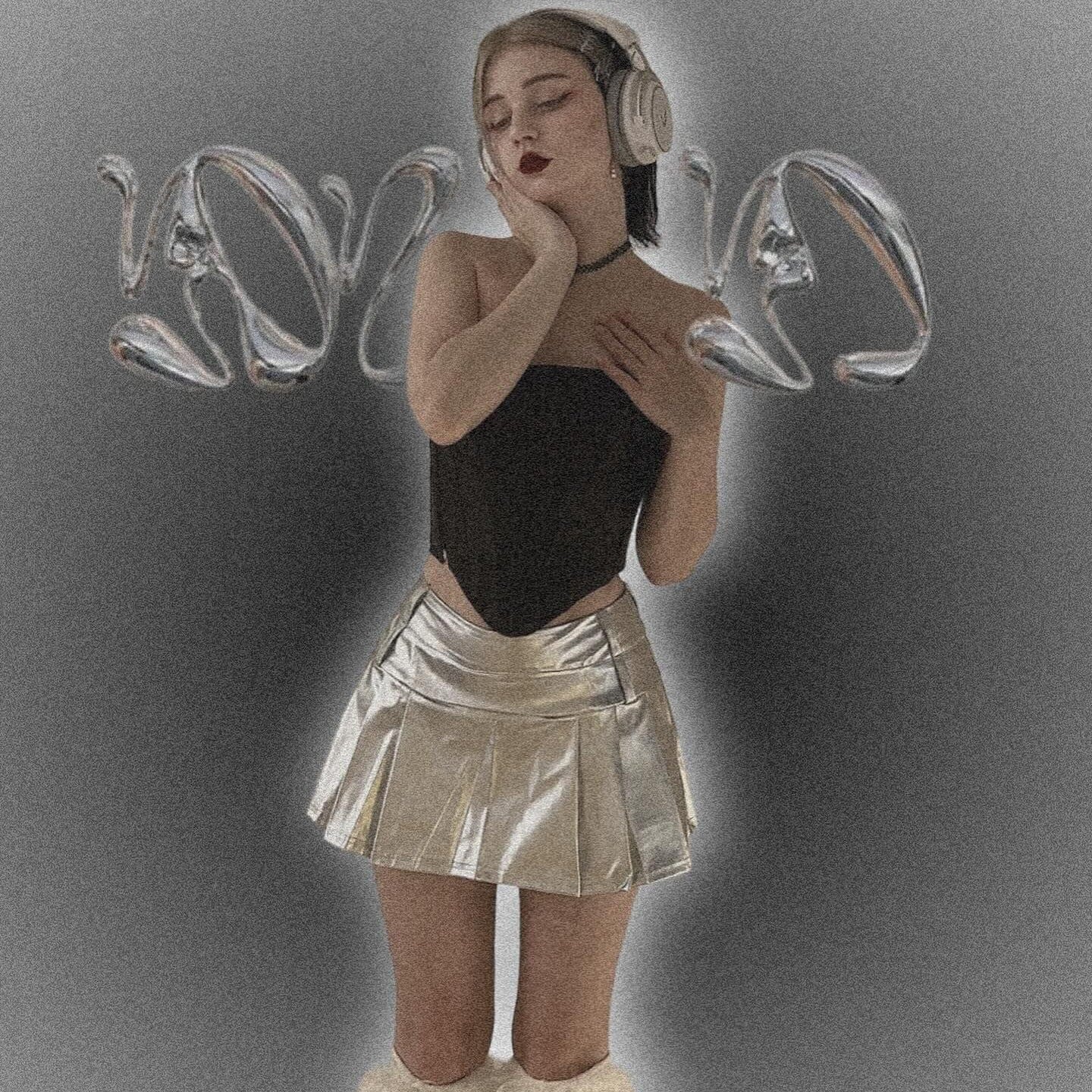 Women's Punk Glistening Pleated Skirt - Image 6