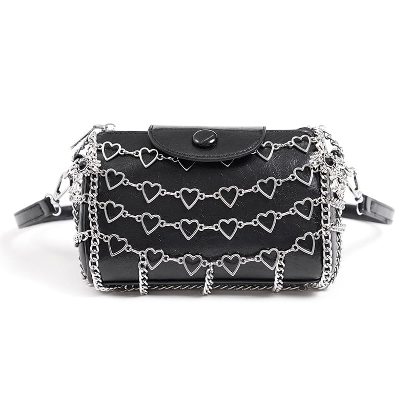 Women's Punk Heart Chained Bag - Image 5