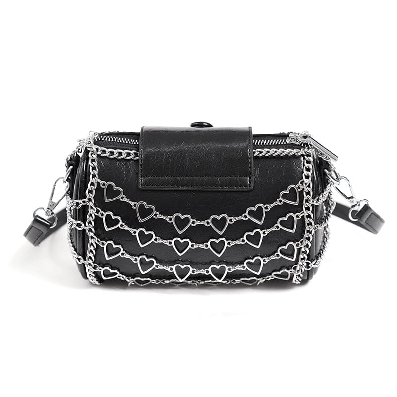 Women's Punk Heart Chained Bag - Image 7