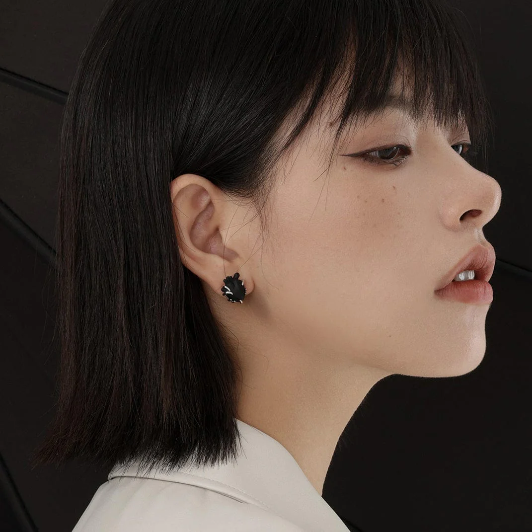 Women's Punk Heart Earrings