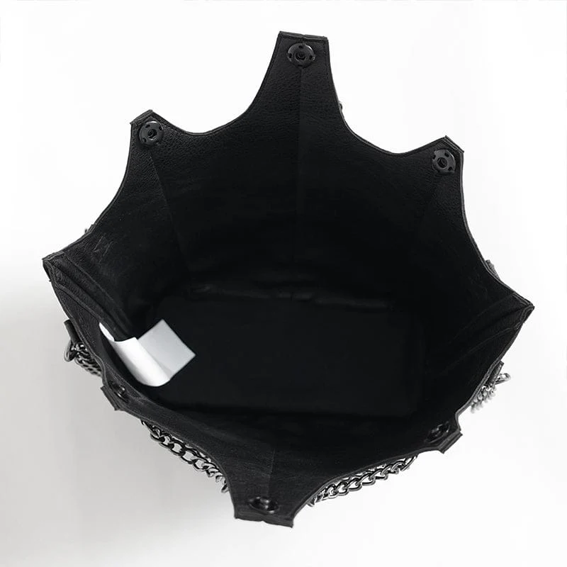Women's Punk Irregular Chained Bag - Image 9