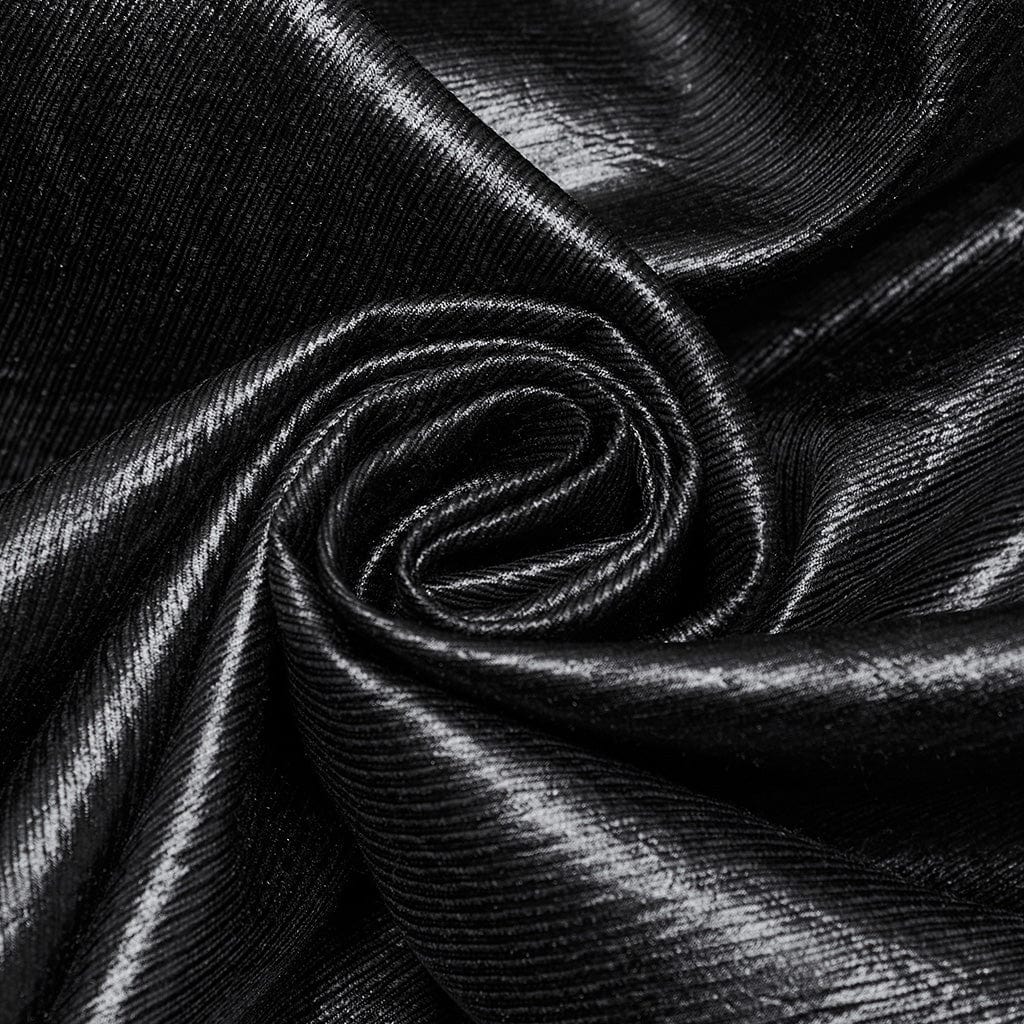 Women's Punk Irregular Faux Leather Skirt - Image 8