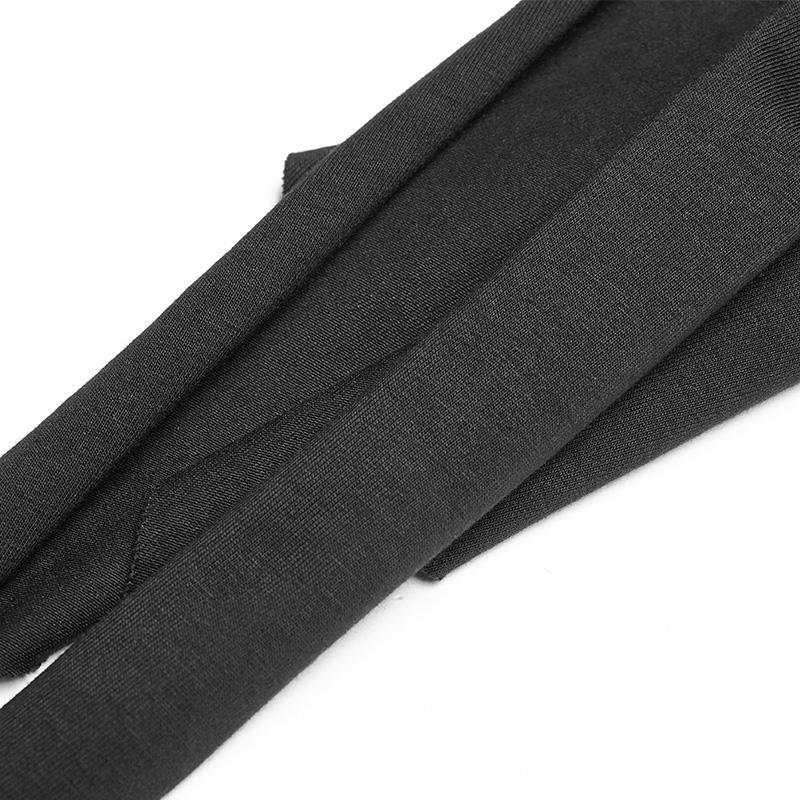 Women's Punk Irregular Hem Black Tank Top - Image 8