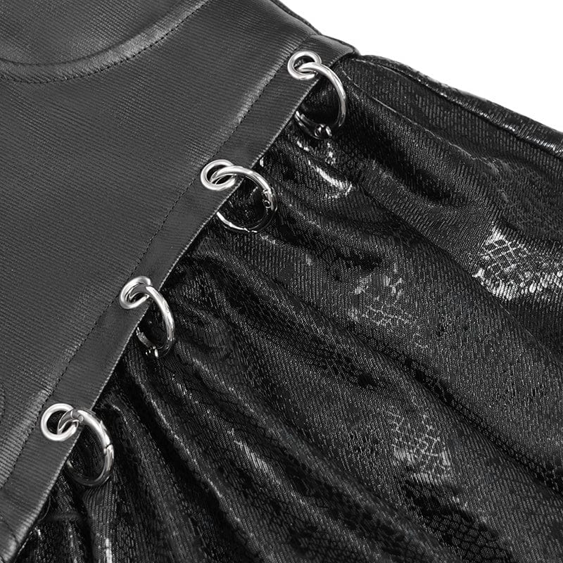Women's Punk Irregular High-waisted Short Skirt - Image 10