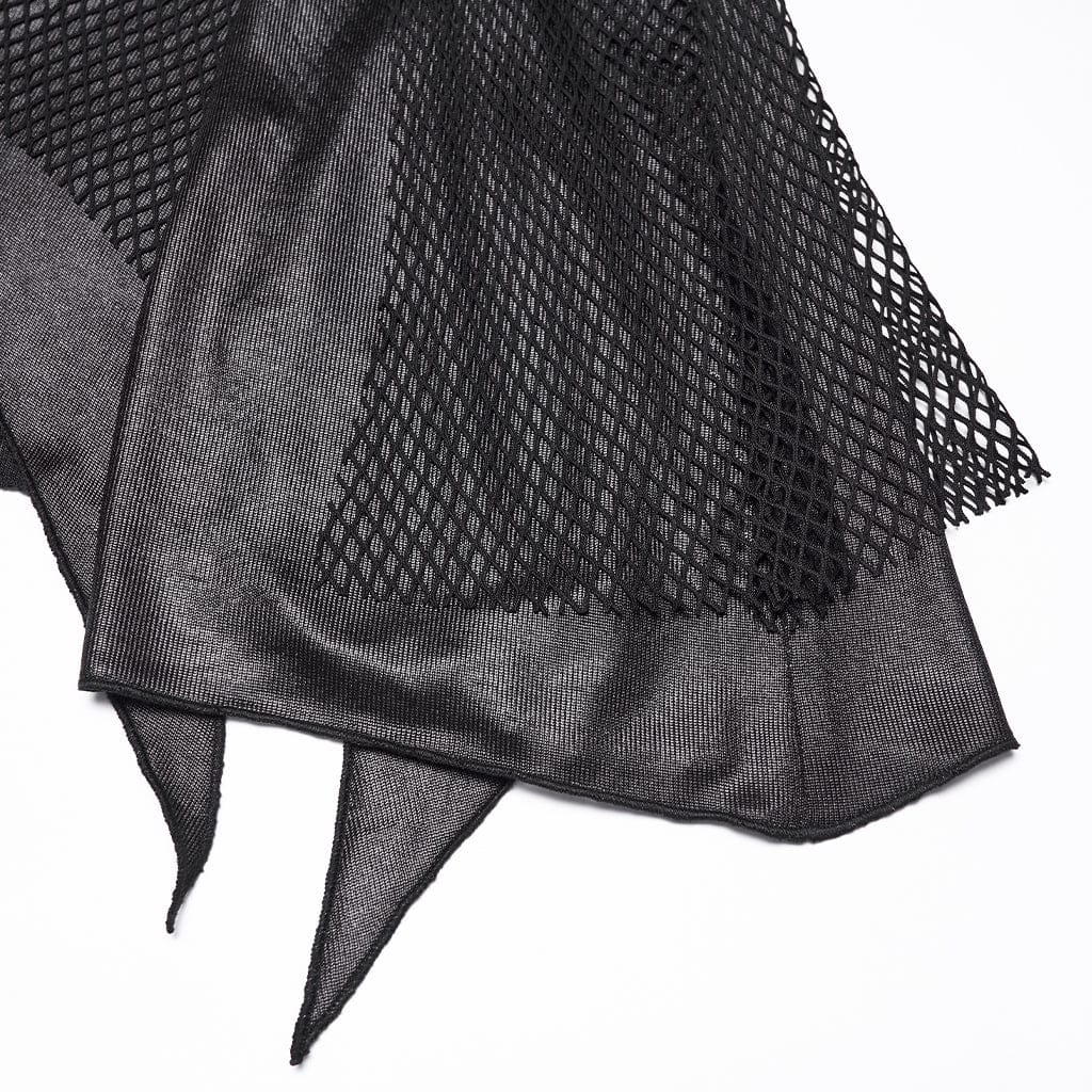 Women's Punk Irregular Lace-up Ruched Skirt - Image 8