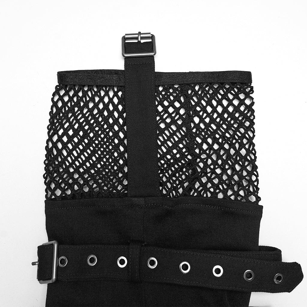 Women's Punk Lace-up Shorts with Detachable Trouser Legs - Image 8