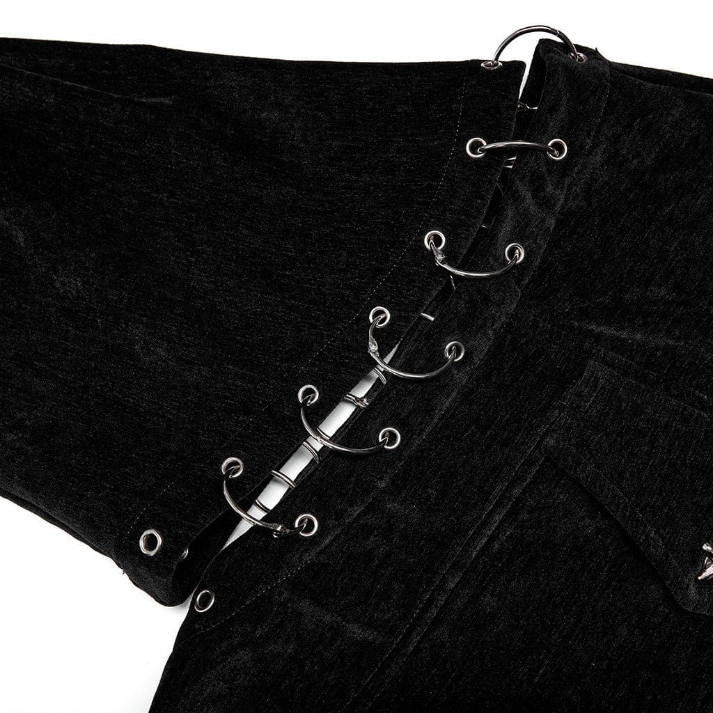 Women's Punk Loose Shirt with Detachable Sleeves - Image 7