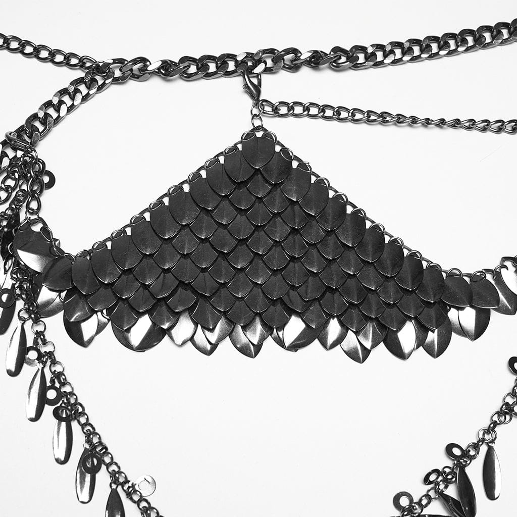 Women's Punk Metal Blade Waist Chain - Image 6