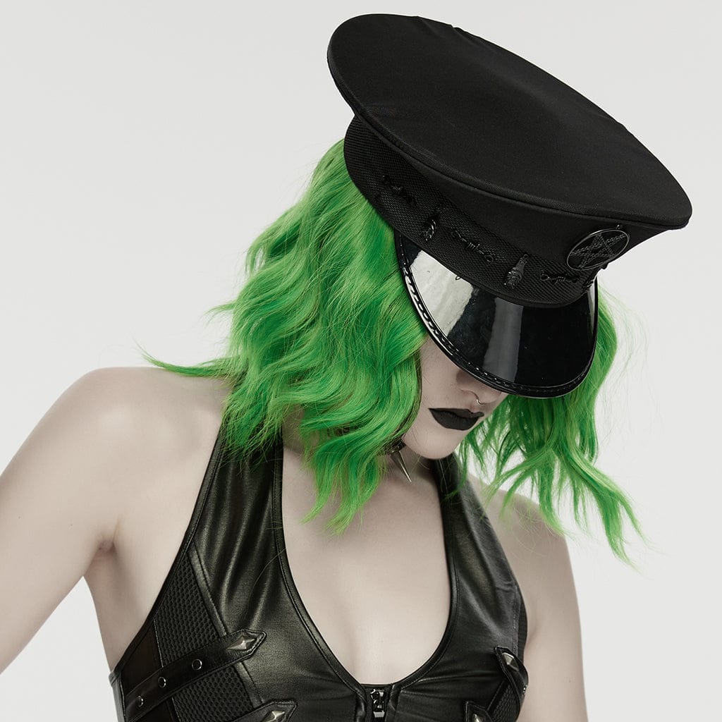 Women's Punk Pentacle Military Hat - Image 2