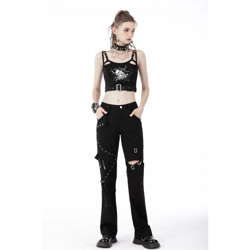 Women's Punk Ripped Devil Fish Bustier - Image 4