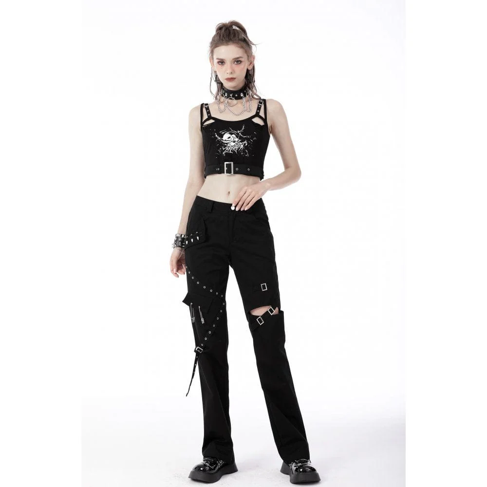 Women's Punk Ripped Devil Fish Bustier - Image 5