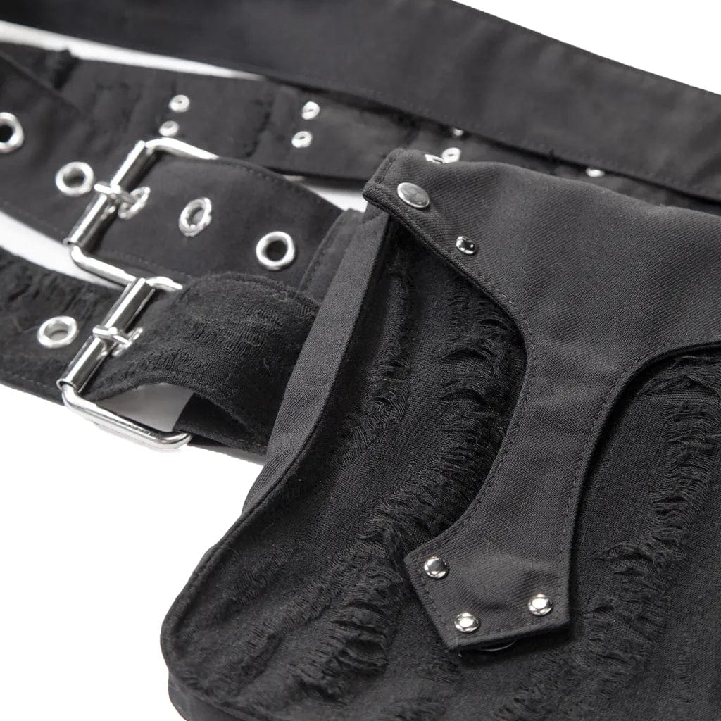 Women's Punk Ripped Nailed Waist Bag - Image 11