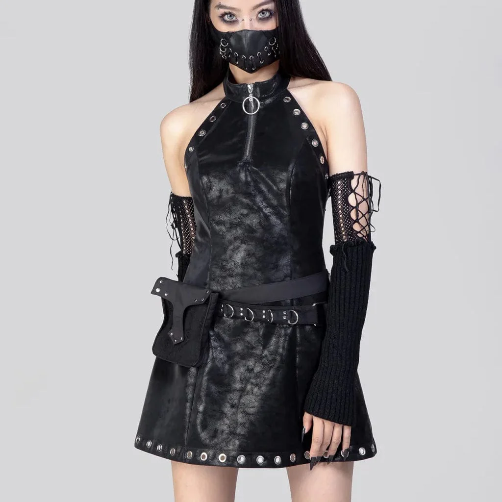 Women's Punk Ripped Nailed Waist Bag - Image 5