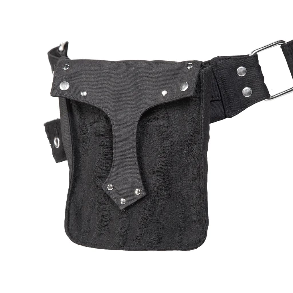 Women's Punk Ripped Nailed Waist Bag - Image 8