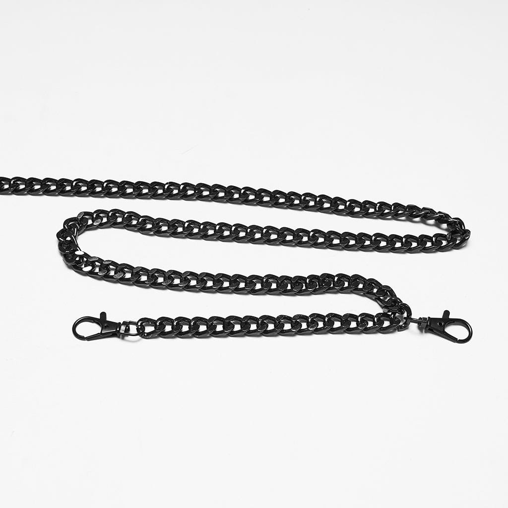 Women's Punk Rivets Chained Doll Pink - Image 9