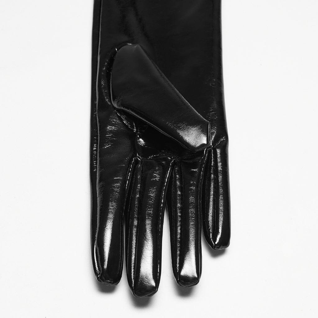 Women's Punk Rivets Long Gloves - Image 7