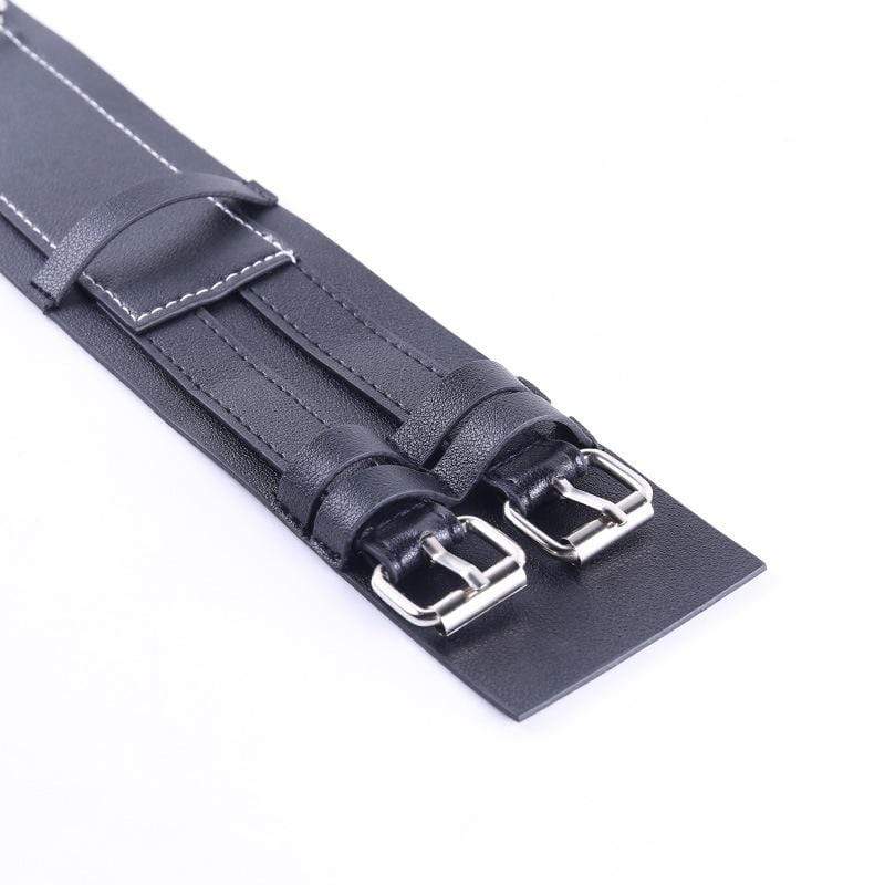 Women's Punk Shoulder Strape Chains Faux Leather Body Harnesses - Image 6