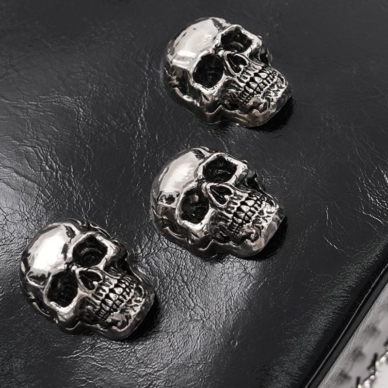 Women's Punk Skull Chained Hand Bag - Image 11