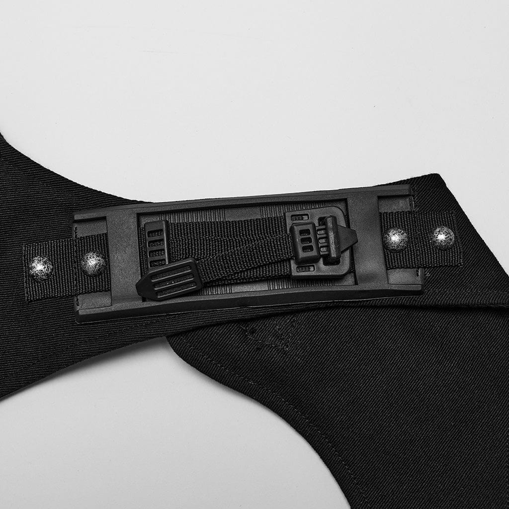 Women's Punk Slash Shoulder Buckle Harness - Image 6