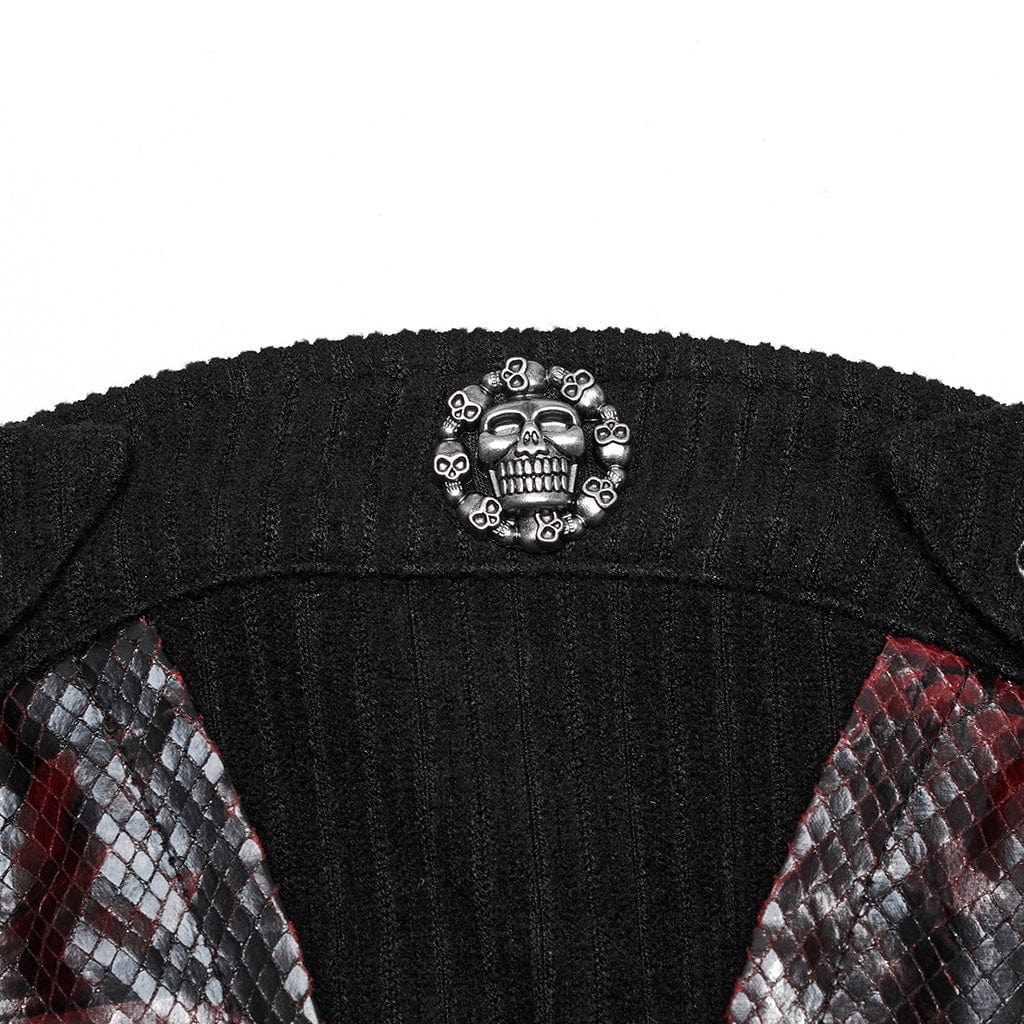 Women's Punk Snake Printed Lace-up Overbust Corset - Image 6