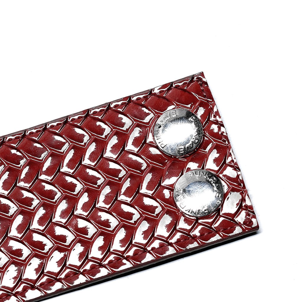Women's Punk Snakeskin Faux Leather Necklace with Chain - Image 17