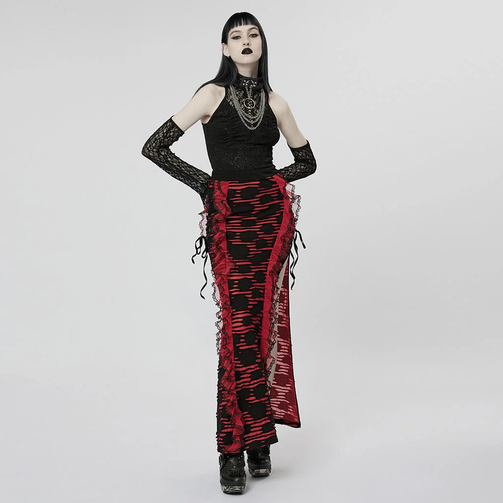 Women's Punk Snakeskin Faux Leather Necklace with Chain - Image 7