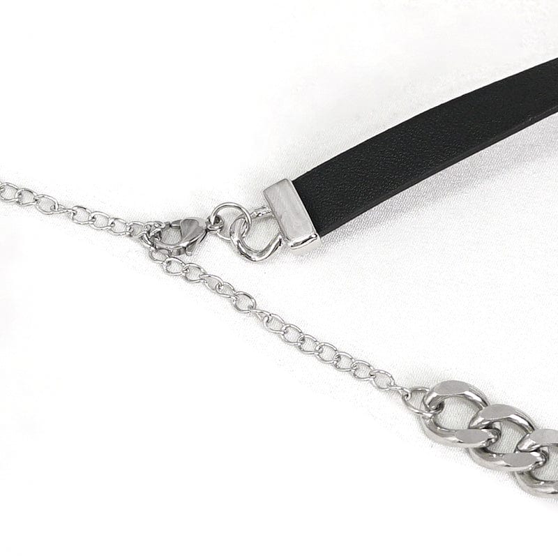 Women's Punk Spider Web Metal Chain Choker - Image 7
